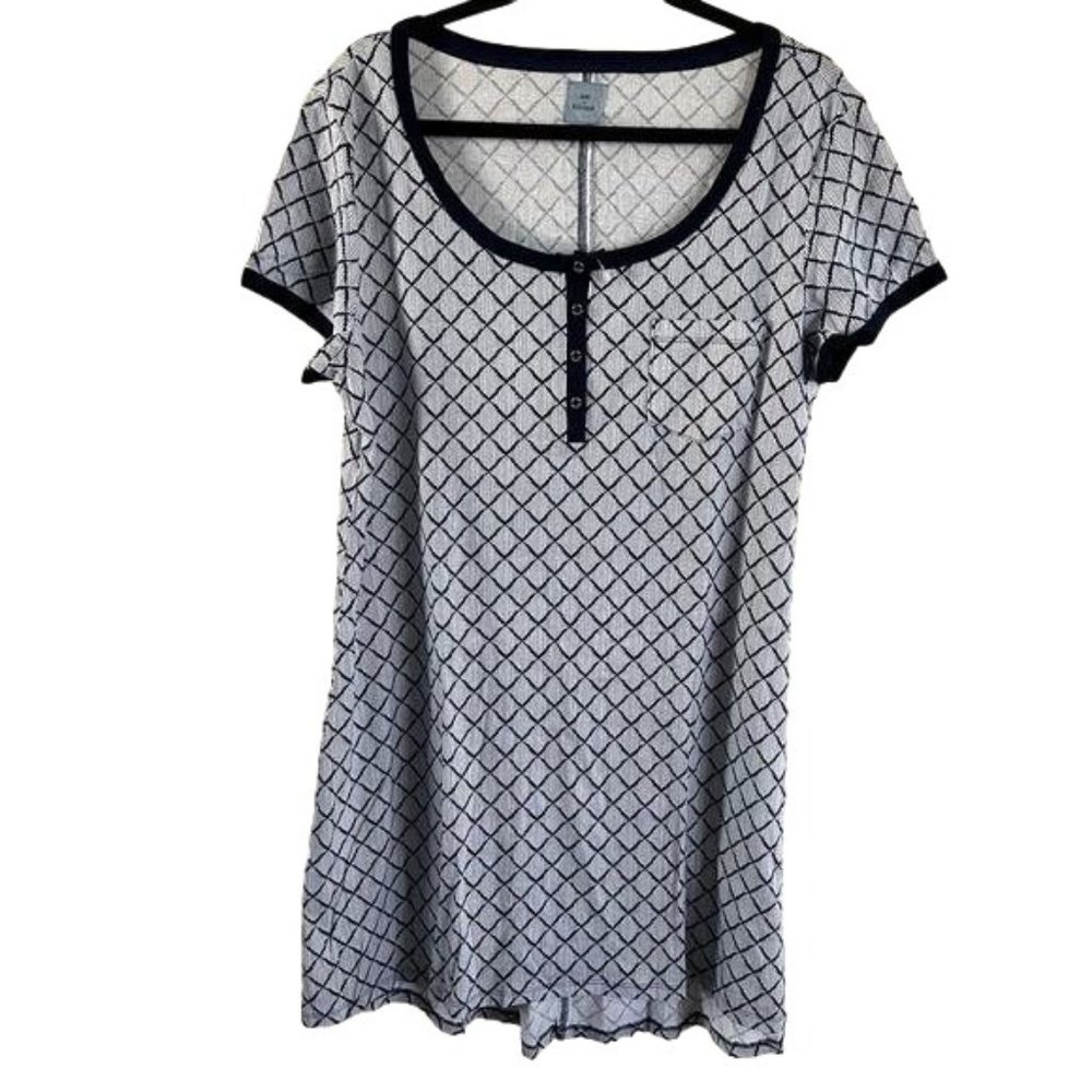 Jane and Bleecker Blue Nightgown, Pajamas Sz Medium